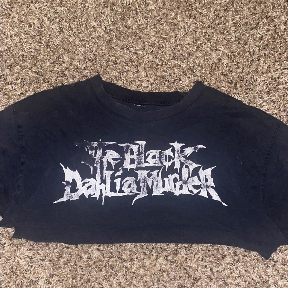 Black Dahlia Murder Graphic Crop Top